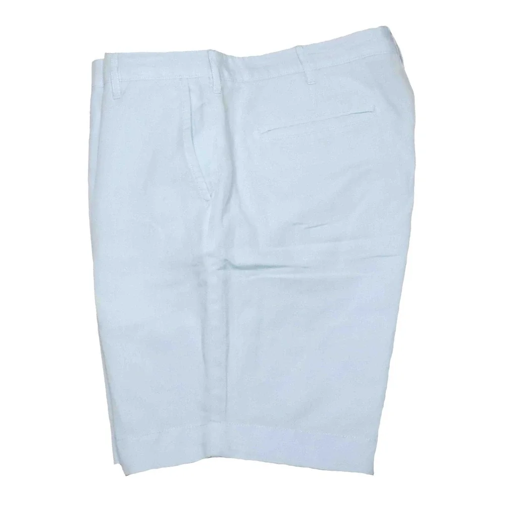 Faherty Malibu Light Blue Linen Blend Shorts 9